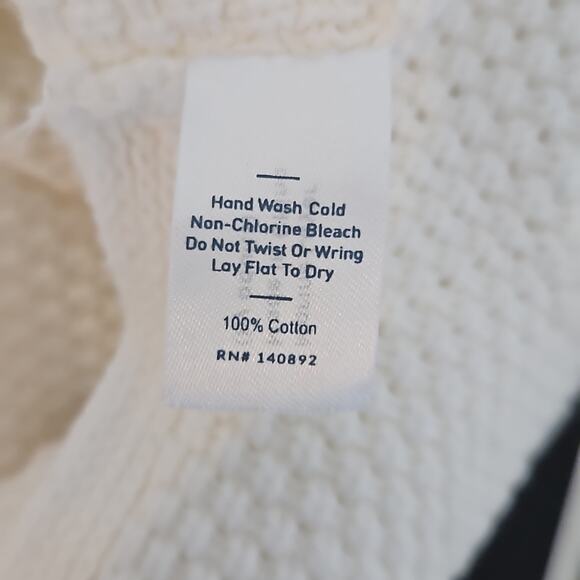 Marine Layer Catalina Knit Cardigan in Ivory Milk | Women's Small | MINOR FLAWS - Picture 12 of 16